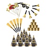 Partyset Chique Gold 10/Personen