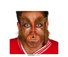 Weerwolf Baard | Bruine Bakkebaard & Wenkbrauwen