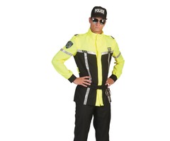 Politieman Jas |  Neon Geel Kostuum