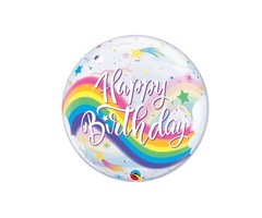 Bubble Happy  Birthday Unicorn | Ballon - 55cm