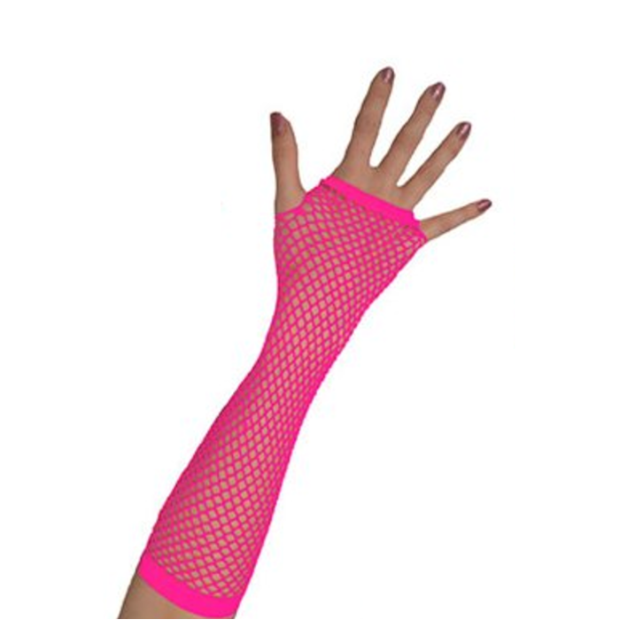 Vingerloze Handschoenen | Neon Roze | Nethandschoenen