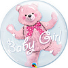 Bubble Double Ballon  | Baby Girl 24inch