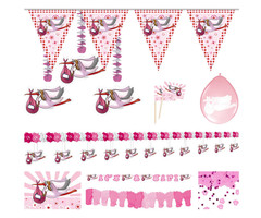 Partyset Geboorte Meisje | Feestpakket