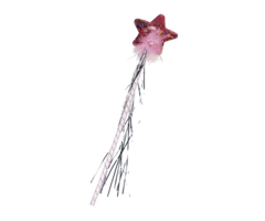 Toverstaf/Roze | Prinses | Holografisch Glitter