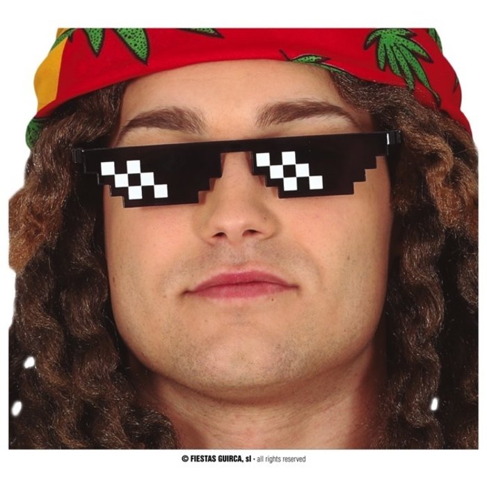 Pixel Planga | Bril Zwart