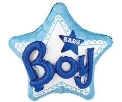 Folieballon Baby Boy | 3D Effect 32inch