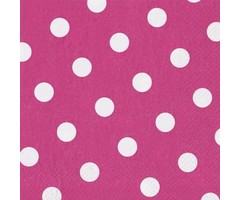 Servetten Dots Roze