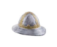 Schildknaap Helm Middeleeuwen | Zilver/Goud