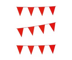 Vlaggenlijn Standaard | Rood | 10meter