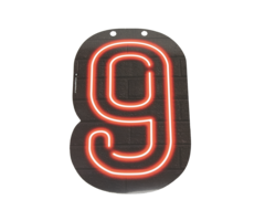 Neon Cijfer | 9