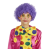 Pruik Krullen Paars | Clown
