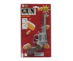 Pistool | Neppistool Kids Politie - Zilver - 8shot