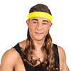 Zweetband/ Hoofdband  Met Haren | Geel/ Bruin