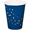 Bekertjes | Goud/Blauw Elegant | 8 Stuks