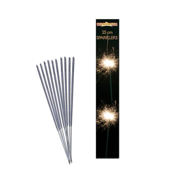 Vuurwerkstokjes | Taartstokjes 25 cm