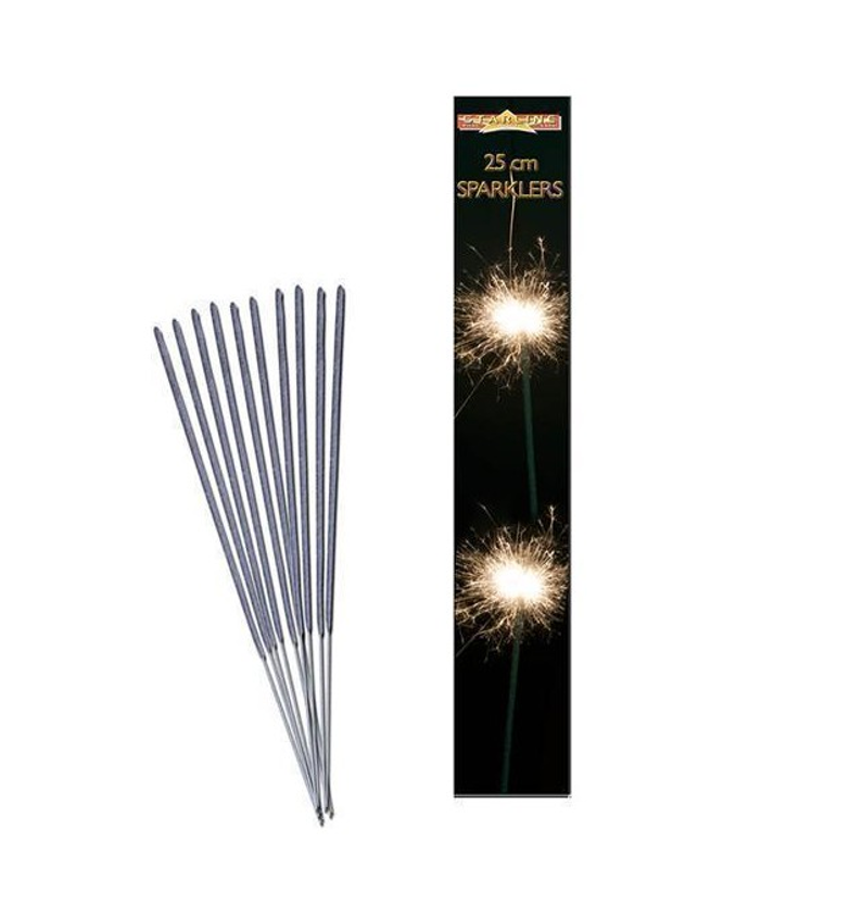 Vuurwerkstokjes | Taartstokjes 25 cm