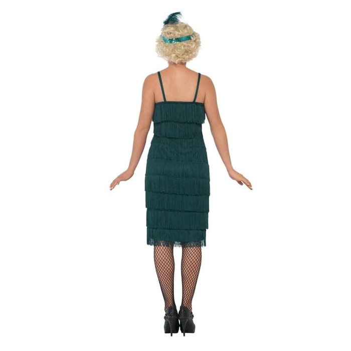 Charleston  20's Flapper Kostuum| Dameskostuum  | Groen