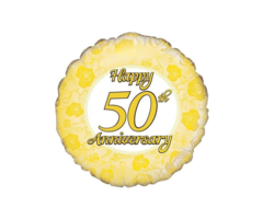 Jubileum 50  Folieballon 18inch