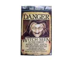 Heks Poster Gezocht| Danger Witch Poster