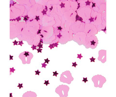 Tafelconfetti Voetjes | Geboorte Meisje