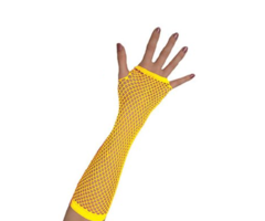 Vingerloze Handschoenen | Neon Geel | Nethandschoenen