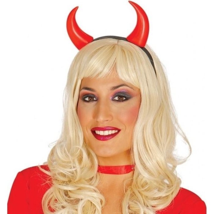 Diadeem Duivelsoortjes Rood | Halloween Diadeem