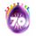 Verjaardag Ballonnen Multicolor 8 Stuks | Cijfer 70