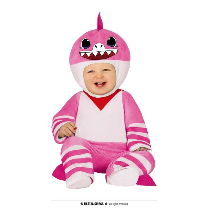 Baby Little Shark Roze | Kinderkostuum