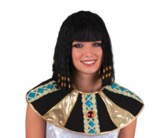 Cleopatra Pruik Zwart | Kort