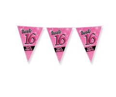 Sweet 16 Sixteen Let's Party Vlaggenlijn | 10meter