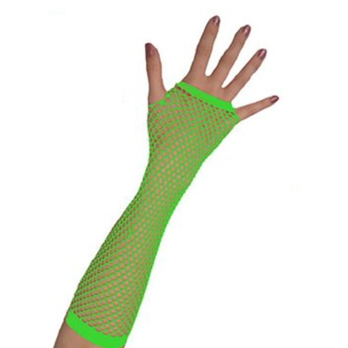 Vingerloze Handschoenen | Neon Groen | Nethandschoenen