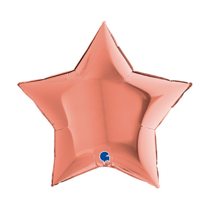 Folieballon Star/ Ster | 18inch Rosé Metallic