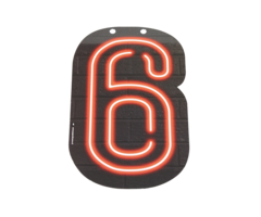 Neon Cijfer | 6