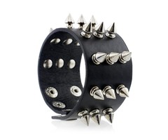 Armband Met Pinnen | Punker/ Biker