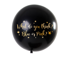 Ballon XXL Gender Reveal Blue | What Do You think