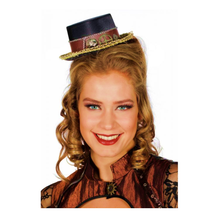 Minihoedje Steampunk| Elastiek | Unisex