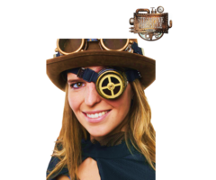 Steampunk Monocle | Brons/Goud