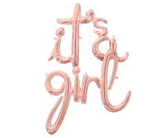 Folieballon Script | It's a  Girl