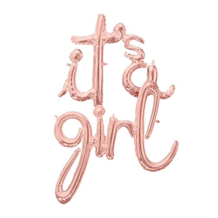 Folieballon Script | It's a  Girl