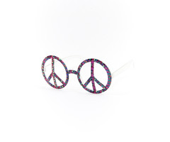 Hippie Peace Bril | Zonder Glas