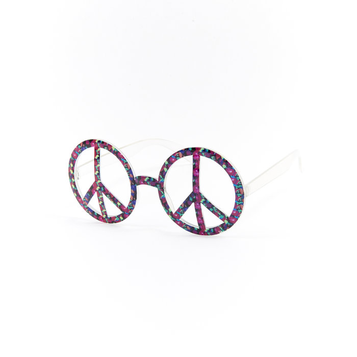 Hippie Peace Bril | Zonder Glas