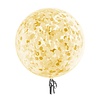 Bubbel Ballon Met Confetti Goud