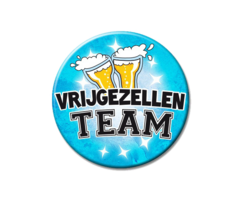 Button Vrijgezellen Team Men