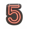 Neon Cijfer | 5