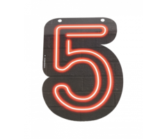 Neon Cijfer | 5