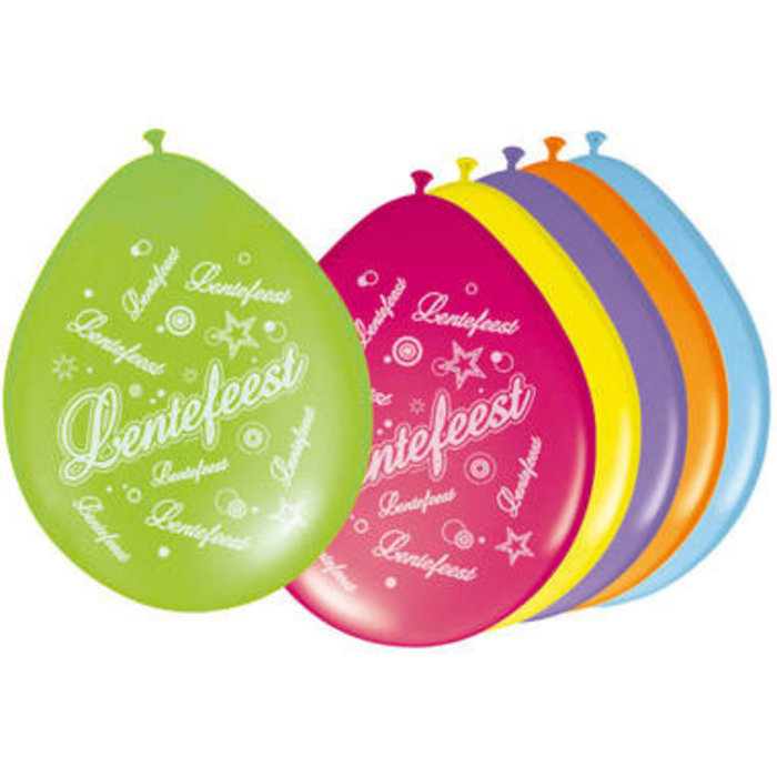 Ballonnen Lentefeest| Multicolor | 8 Stuks