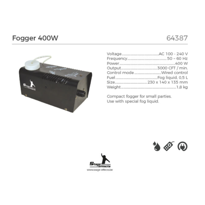 Rookmachine 400w | Stage Effects