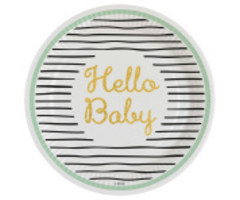 Hello Baby Bordjes | 8 Stuks