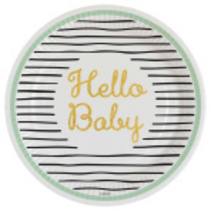 Hello Baby Bordjes | 8 Stuks