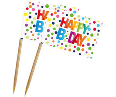 Prikkertjes Happy Birthday | Multicolor  Dots